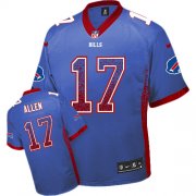 Wholesale Cheap Nike Bills #17 Josh Allen Royal Blue Team Color Men's Stitched NFL Elite Drift Fashion Jersey