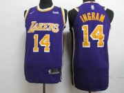 Wholesale Cheap Lakers 14 Brandon Ingram Purple 2018-19 Nike Authentic Jersey
