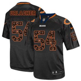 Wholesale Cheap Nike Bears #54 Brian Urlacher New Lights Out Black Men\'s Stitched NFL Elite Jersey