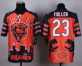 Wholesale Cheap Nike Bears #23 Kyle Fuller Orange Men\'s Stitched NFL Elite Noble Fashion Jersey
