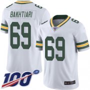 Wholesale Cheap Nike Packers #69 David Bakhtiari White Men's Stitched NFL 100th Season Vapor Limited Jersey