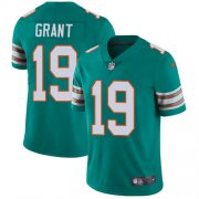 Wholesale Cheap Nike Dolphins #19 Jakeem Grant Aqua Green Alternate Men's Stitched NFL Vapor Untouchable Limited Jersey
