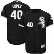 Wholesale Cheap White Sox #40 Reynaldo Lopez Black Flexbase Authentic Collection Stitched MLB Jersey