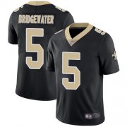 Wholesale Cheap Nike Saints #5 Teddy Bridgewater Black Team Color Men's Stitched NFL Vapor Untouchable Limited Jersey