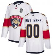 Wholesale Cheap Men's Florida Panthers Active Player Custom White 2023 Stanley Cup Final Stitched Jersey