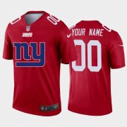 Wholesale Cheap New York Giants Custom Red Men's Nike Big Team Logo Vapor Limited NFL Jersey