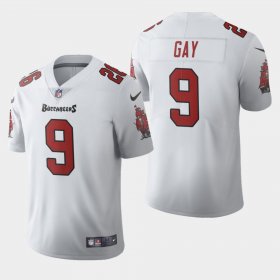 Wholesale Cheap Tampa Bay Buccaneers #9 Matt Gay White Men\'s Nike 2020 Vapor Limited NFL Jersey