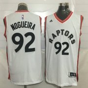 Wholesale Cheap Men's Toronto Raptors #92 Lucas Nogueira White New NBA Rev 30 Swingman Jersey