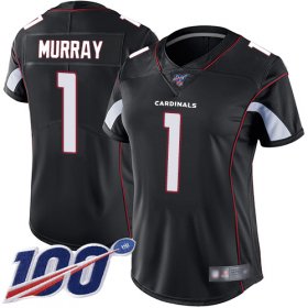 Wholesale Cheap Nike Cardinals #1 Kyler Murray Black Alternate Women\'s Stitched NFL 100th Season Vapor Limited Jersey