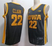 Cheap Men's Iowa Hawkeyes #22 Caitlin Clark Black Stitched Jersey