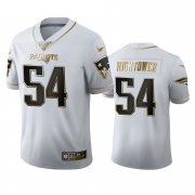 Wholesale Cheap New England Patriots #54 Dont'a Hightower Men's Nike White Golden Edition Vapor Limited NFL 100 Jersey