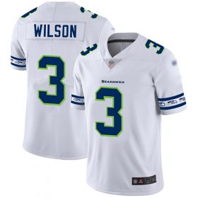 Wholesale Cheap Nike Seahawks #3 Russell Wilson White Men\'s Stitched NFL Limited Team Logo Fashion Jersey