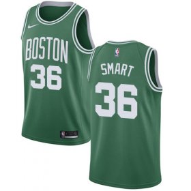 Wholesale Cheap Nike Boston Celtics #36 Marcus Smart Green NBA Swingman Icon Edition Jersey