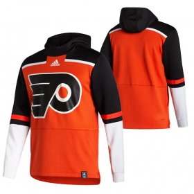 Wholesale Cheap Philadelphia Flyers Blank Adidas Reverse Retro Pullover Hoodie Orange