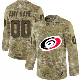 Wholesale Cheap Men\'s Adidas Hurricanes Personalized Camo Authentic NHL Jersey