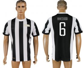 Wholesale Cheap Juventus #6 Khedira 120th Anniversary Soccer Club Jersey