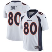 Wholesale Cheap Nike Broncos #80 Jake Butt White Men's Stitched NFL Vapor Untouchable Limited Jersey