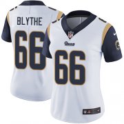 Wholesale Cheap Nike Rams #66 Austin Blythe White Women's Stitched NFL Vapor Untouchable Limited Jersey