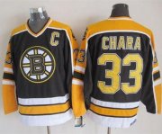 Wholesale Cheap Bruins #33 Zdeno Chara Black CCM Throwback New Stitched NHL Jersey