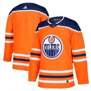 Wholesale Cheap Adidas Oilers Blank Orange Home Authentic Stitched Youth NHL Jersey