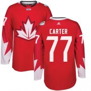 Wholesale Cheap Team CA. #77 Jeff Carter Red 2016 World Cup Stitched NHL Jersey