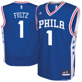 Wholesale Cheap Men\'s Philadelphia 76ers #1 Markelle Fultz adidas Royal 2017 NBA Draft Pick Replica Jersey