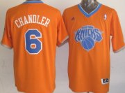 Wholesale Cheap New York Knicks #6 Tyson Chandler Revolution 30 Swingman 2013 Christmas Day Orange Jersey
