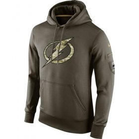 Wholesale Cheap Men\'s Tampa Bay Lightning Nike Salute To Service NHL Hoodie