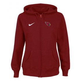 Wholesale Cheap Nike Arizona Cardinals Ladies Tailgater Full Zip Hoodie Red