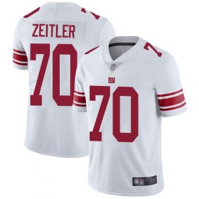 Wholesale Cheap Nike Giants #70 Kevin Zeitler White Men\'s Stitched NFL Vapor Untouchable Limited Jersey