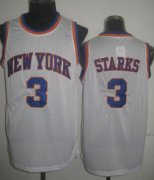 Wholesale Cheap New York Knicks #3 John Starks White Swingman Throwback Jersey