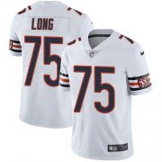 Wholesale Cheap Nike Bears #75 Kyle Long White Men's Stitched NFL Vapor Untouchable Limited Jersey