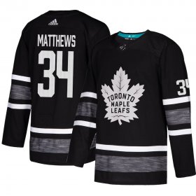 Wholesale Cheap Adidas Maple Leafs #34 Auston Matthews Black Authentic 2019 All-Star Stitched NHL Jersey
