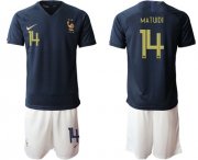 Wholesale Cheap France #14 Matuidi Home Soccer Country Jersey