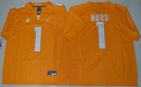 Wholesale Cheap Tennessee Vols #1 Jalen Hurd Dobbs Orange College Jersey