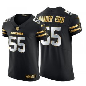 Wholesale Cheap Dallas Cowboys #55 Leighton Vander Esch Men\'s Nike Black Edition Vapor Untouchable Elite NFL Jersey