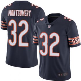 Wholesale Cheap Nike Bears #32 David Montgomery Navy Blue Team Color Men\'s Stitched NFL Vapor Untouchable Limited Jersey