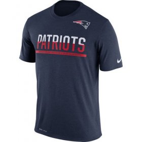 Wholesale Cheap Men\'s New England Patriots Nike Practice Legend Performance T-Shirt Navy