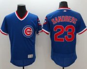 Wholesale Cheap Cubs #23 Ryne Sandberg Blue Flexbase Authentic Collection Cooperstown Stitched MLB Jersey