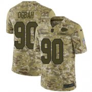 Wholesale Cheap Nike Chiefs #90 Emmanuel Ogbah Camo Men's Stitched NFL Limited 2018 Salute To Service Jersey