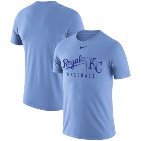 Wholesale Cheap Kansas City Royals Nike MLB Practice T-Shirt Blue