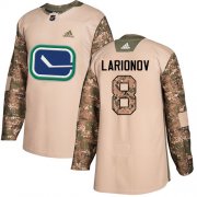 Wholesale Cheap Adidas Canucks #8 Igor Larionov Camo Authentic 2017 Veterans Day Stitched NHL Jersey