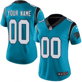 Wholesale Cheap Nike Carolina Panthers Customized Blue Alternate Stitched Vapor Untouchable Limited Women\'s NFL Jersey