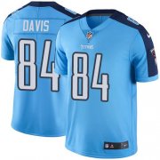 Wholesale Cheap Nike Titans #84 Corey Davis Light Blue Men's Stitched NFL Limited Rush Jersey