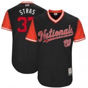 Wholesale Cheap Nationals #37 Stephen Strasburg Navy "Stras" Players Weekend Authentic Stitched MLB Jersey