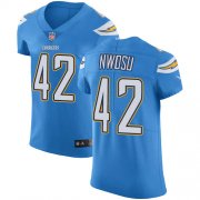 Wholesale Cheap Nike Chargers #42 Uchenna Nwosu Electric Blue Alternate Men's Stitched NFL Vapor Untouchable Elite Jersey