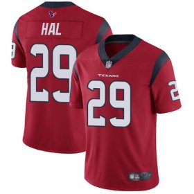 Wholesale Cheap Nike Texans #29 Andre Hal Red Alternate Men\'s Stitched NFL Vapor Untouchable Limited Jersey