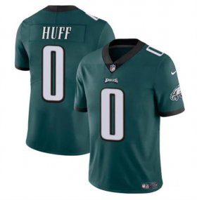 Cheap Men\'s Philadelphia Eagles #0 Bryce Huff Green Vapor Untouchable Limited Football Stitched Jersey