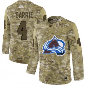 Wholesale Cheap Adidas Avalanche #4 Tyson Barrie Camo Authentic Stitched NHL Jersey