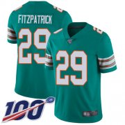 Wholesale Cheap Nike Dolphins #29 Minkah Fitzpatrick Aqua Green Alternate Men's Stitched NFL 100th Season Vapor Limited Jersey